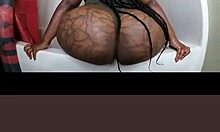 whoa this big ebony ass needs huge black cock stretchin' it bad!!