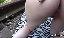 Czech Girl's Mall Tease Ends In Pov Penetration
