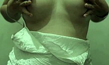 Indo babe's huge oiled ass shakes in lingerie during wild solo play