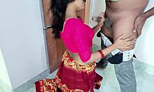 my cheating boss wife sneaks employee dick deep behind the door desi style