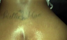 Post-shower amateur couple's intriguing doggystyle backshots