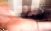 What a pathetic cuck you are watching your wife slurping cum after real man fucks her face!
