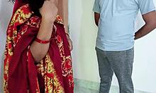 my cheating boss wife sneaks employee dick deep behind the door desi style
