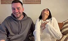 hey check behind scenes busty latina milf kesha ortega with andres