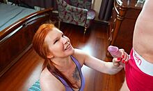 Busty Redhead Stepmom Does Yoga And The Stepson Wants To Fuck. What Will Happen