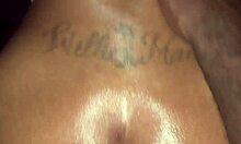 Post-shower amateur couple's intriguing doggystyle backshots