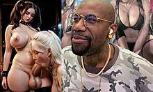 Big breast hard transgender cock damsel in distress gets her cock sucked off hard. ebony transgender cock with anal beads