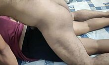 hey check out this horny desi wife in bed showing her wet pussy during hot foreplay with hubby