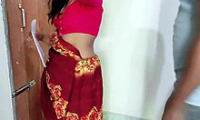 my cheating boss wife sneaks employee dick deep behind the door desi style