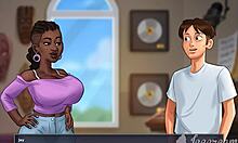Summertime Saga: Hammering Music Teacher's Juicy Pussy Doggystyle