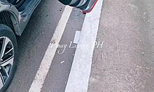 pinay cutie fucked rough in public street scandal