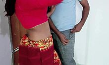 my cheating boss wife sneaks employee dick deep behind the door desi style