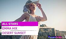 as the sun sets this petite teen blonde hottie emma hix posing nude outdoor