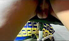 Black Girlfriend Gets Hard Doggystyle In Bathroom