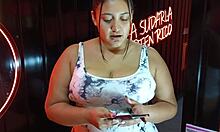 Rutina de gimnasio con jugoso blowjob chorros en mi boca