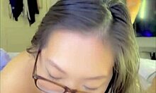 Asian Student Gets Creampie In Reverse Cowgirl