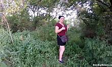amateur gets juggs fondled outdoors