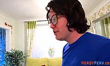 real nerds give facial to newbie