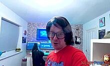 real nerds give facial to newbie