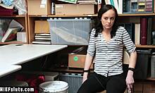 Tied Teen 18+ Thief Kylie Martin Fucked Roughly By Big Cocked Lp Officer