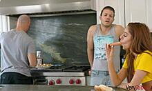 Sausage fest for horny stepsis