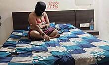 sneha bhabhi plays solo with vibrator and dirty hindi talk
