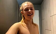 Extreme public multiple squirt in leggings