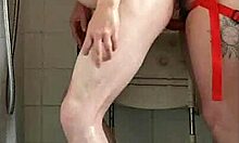 pegging boyfriends ass in kitchen cornfield and bathroom with ass to mouth