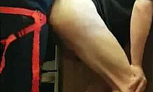 pegging boyfriends ass in kitchen cornfield and bathroom with ass to mouth