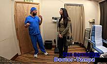 Dr tampa fingers selena sativa during first gyno exam