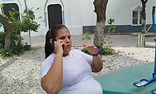 latina bbw ends up with hard sex from neighbor while husband works