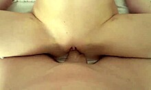 Dinner at the restaurant ended with rough sex - she crawled into my pants herself - a blonde with big tits swallows my cock