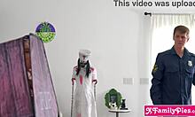 Latina Stepsis In Coffin Surprises Stepbro On Halloween