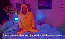 female nerd in cosplay gives joi instructions