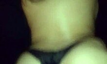 big ass latina fucked doggystyle in black lace thong