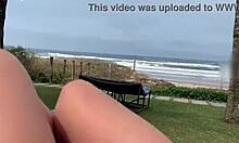 Show Everyone How You Cum On The Beach