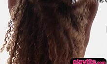 Spanish Ebony Teen 18+ Displays Petite 18+ Chocolaty Body And Bubble Butt