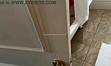 Guy spies on stepsister showering then gets sucked