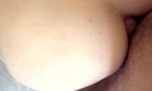 Fucking the tight ass of my ex-girlfriend and cum in pussy