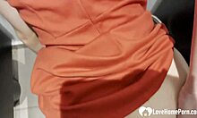 Blonde teacher gives a blowjob before fucking