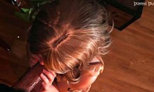 Cute elf barmaid slut makes up with anal
