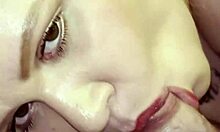 Dj brisa sucking while lying down until she gags
