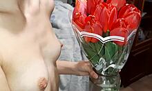 My girlfriend woke me up with flowers and cunnilingus