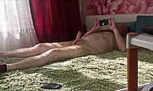 naughty mature dick dances while waiting for cowgirl milf