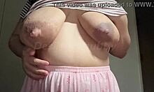 Indian milf teases big boobs on webcam solo