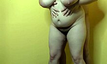 Cuckold husband fucks wifes cum filled pussy sloppy