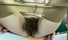 Hairy pussy compilation makes her cum hard
