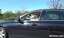 Swallow my cum now sexy hitchhiker
