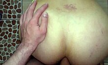Stepson sees stepmom in thong and fucks her mature ass hard in anal