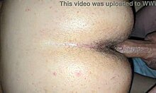 Hairy milf fucked doggy style with cumshot